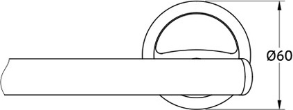 ELL 033 Штанга для полотенца 70 cm FBS Ellea - Вид №1