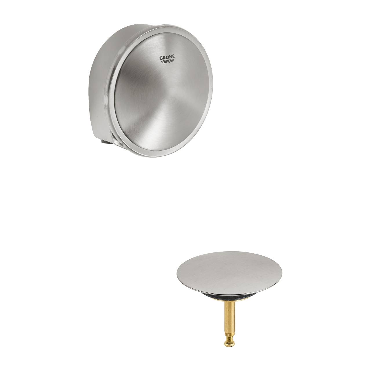 Наливной, сливной и переливной гарнитур GROHE Talentofill, суперсталь (19952DC0) - Вид №1