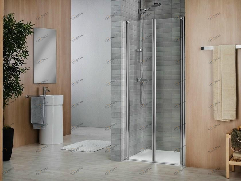 Duka Хрустальная душевая кабина с поддоном Vertica - con soli profili verticali V6pt