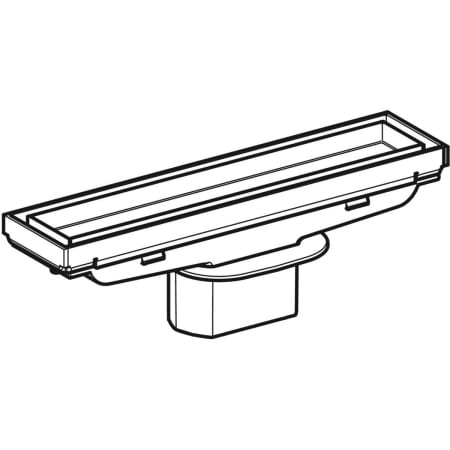 154.455.00.1 Дренажный канал Geberit CleanLine, под кафель Geberit  - Вид №1