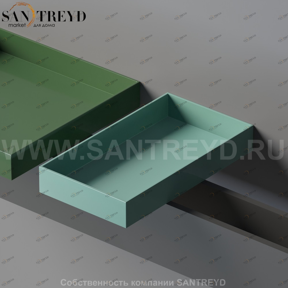 RIGO Лоток глянцевый голубой ARIGV22TS Agape