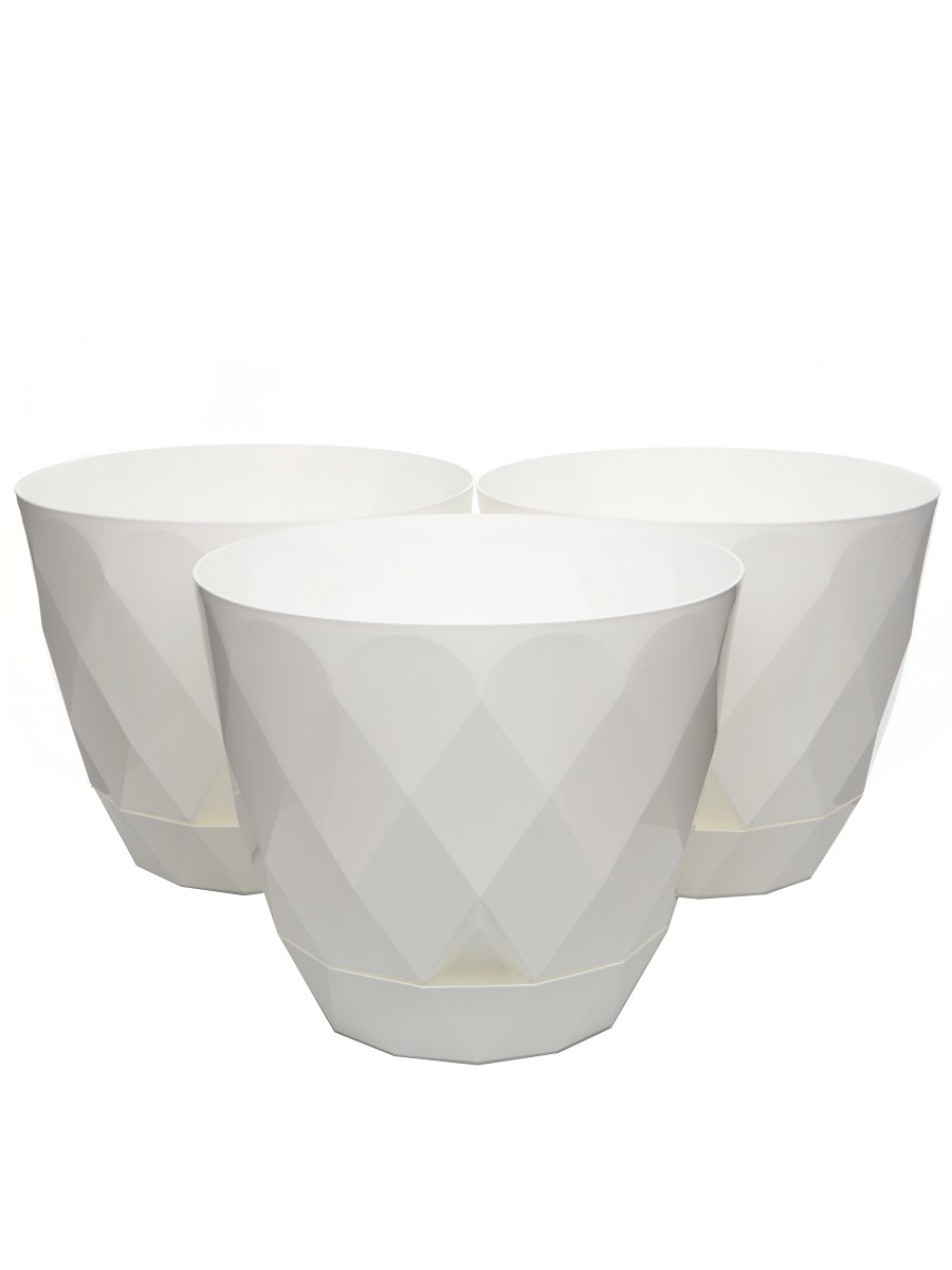 Горшок для цветов Rico 26L White NAVAKO 16044 - Вид №3