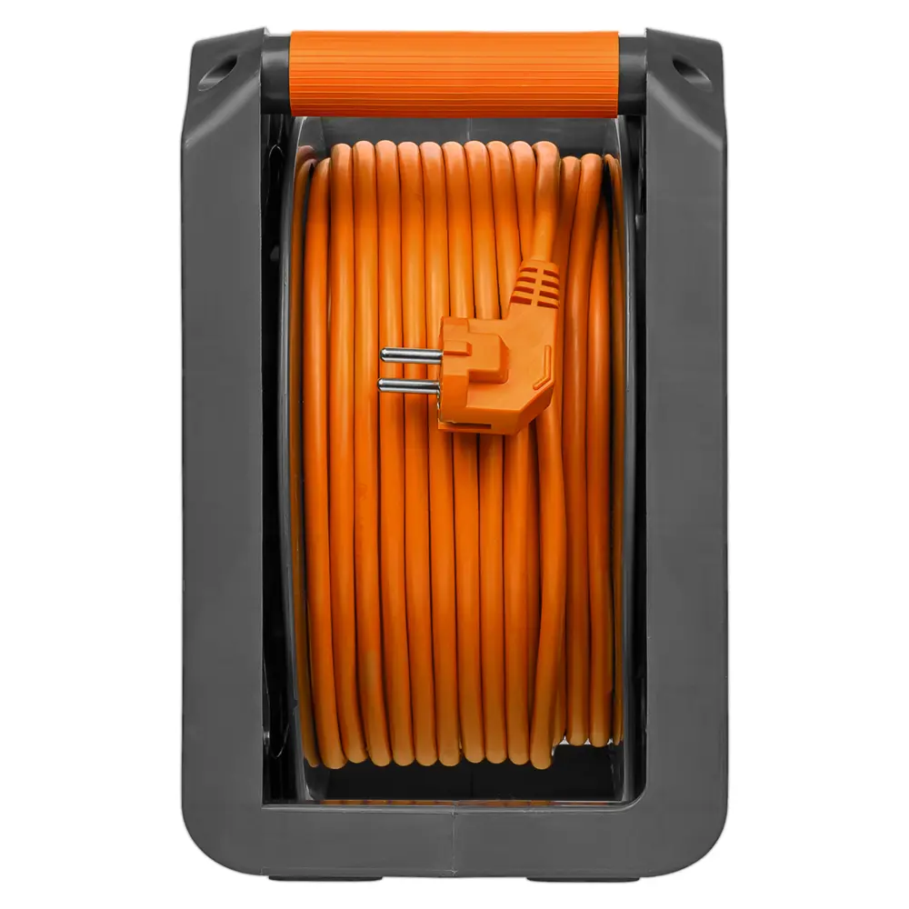 Удлинитель на катушке TDM Electric Люкс 4 розетки с заземлением ПВС 3x1.5 мм 20 м STLM-2192353 - Вид №4