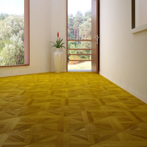 Модульный паркет Marco Ferutti Linea Linea Дуб с брашью (Текстурированная) 405х405 мм 2600600029 - Вид №11