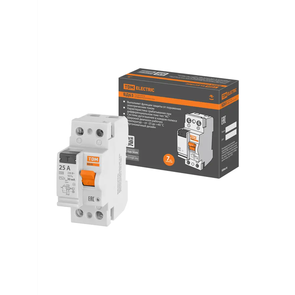 УЗО TDM Electric ВД-63 - защита от токов утечки для промышленности и ЖКХ 89347145 STLM-1106634 - Вид №5