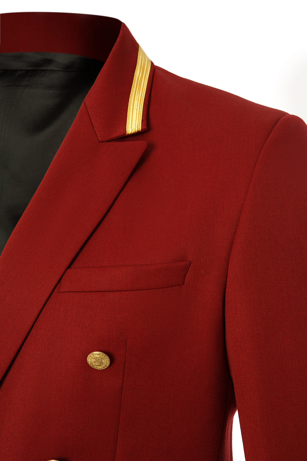 69779 Пиджак двубортный  Швейцар bordeaux El-Risto  Бренд "El-Risto" (Эль Ристо), каталог товаров размер 46/170  - Вид №2