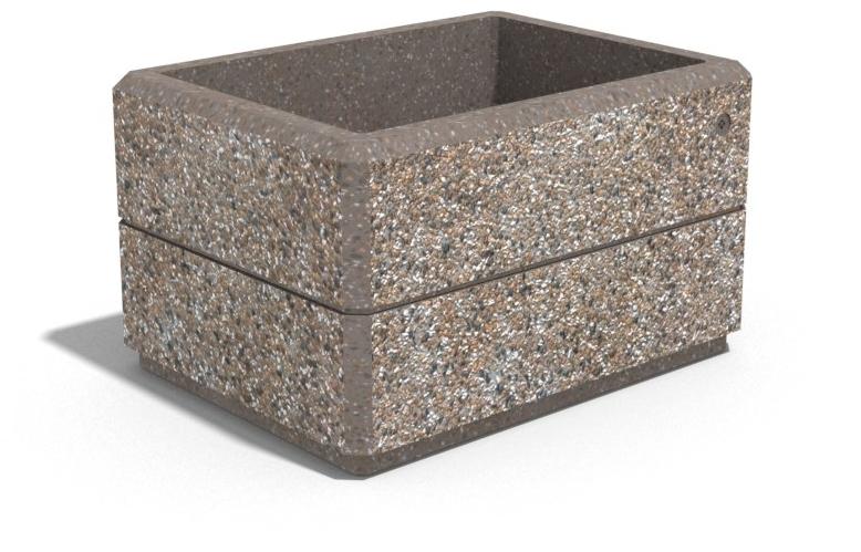 ENCHO ENCHEV - ETE Прямоугольная кашпо для общественных мест  177  - Вид №3