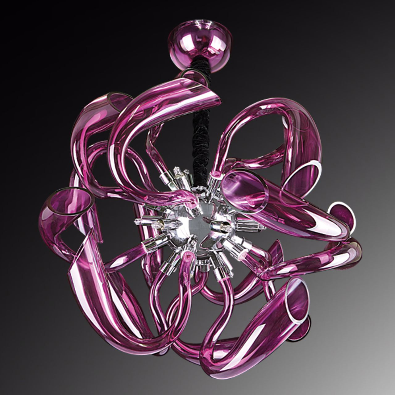 Подвесная люстра Lightstar Stella 892128 LIGHTSTAR ДИЗАЙНЕРСКИЕ, STELLA, ШАР 056318 Розовый  - Вид №2