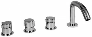 RUBINETTERIE STELLA Комплект для ванны на 4 отверстия Aster At02311cr00