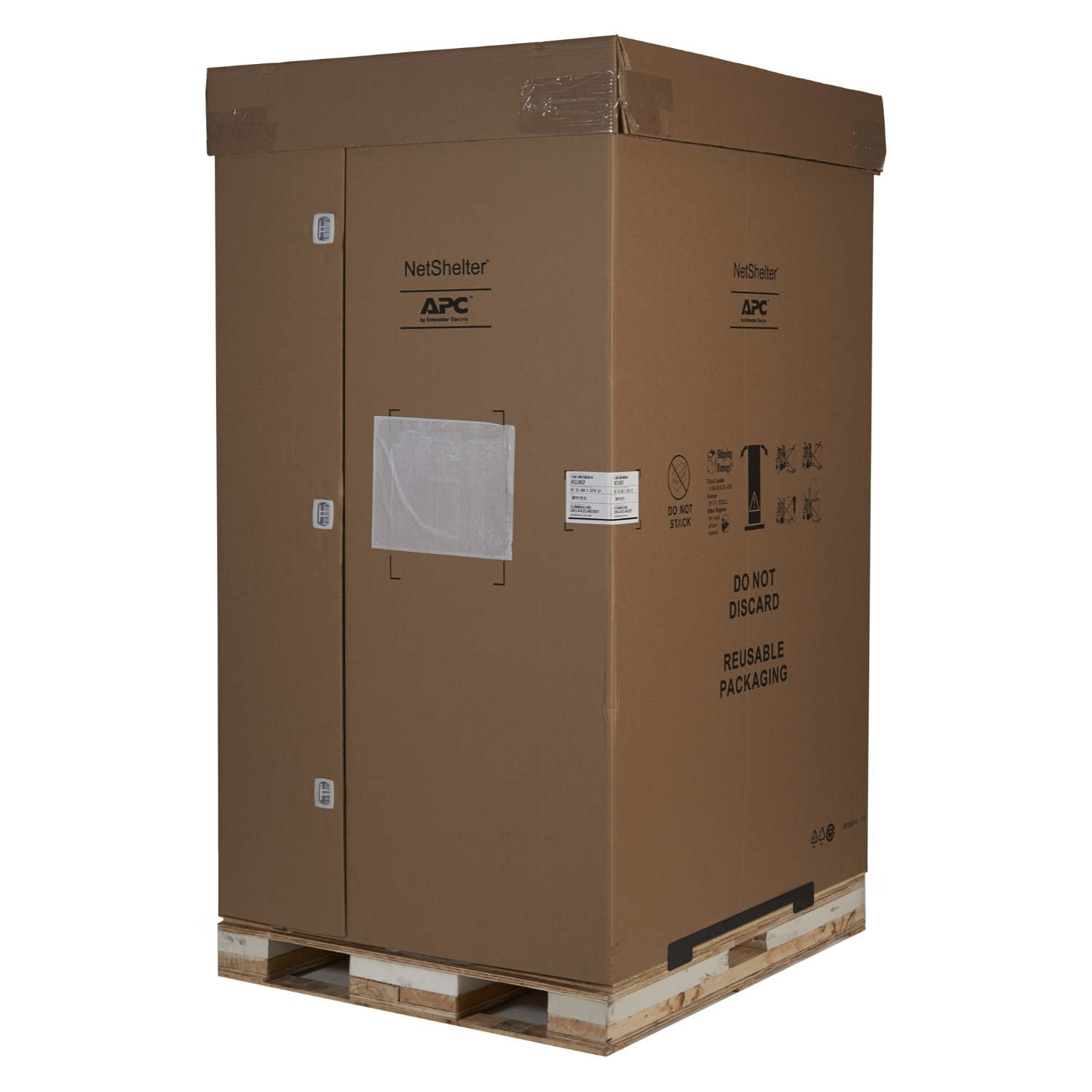 AR3300WSP АППАРАТУРНЫЙ ШКАФ NETSHELTER SX 42U, ШИРИНА 600 ММ, ГЛУБИНА 1200 ММ, С БОКОВЫМИ ПАНЕЛЯМИ, БЕЛЫЙ — ПРОТИВОУДАРНАЯ УПАКОВКА НА 2000 ФУНТОВ (910 КГ) Schneider Electric 