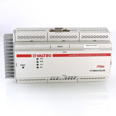 VT.MBUS.232.50 Конвертер интерфейсов M-BUS/RS232 Valtec До 50 приборов учета  - Вид №9