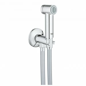 Душевой набор GROHE Sena Trigger Spray 35 (ручной душ, запорный вентиль, душевой шланг), хром (26332000)