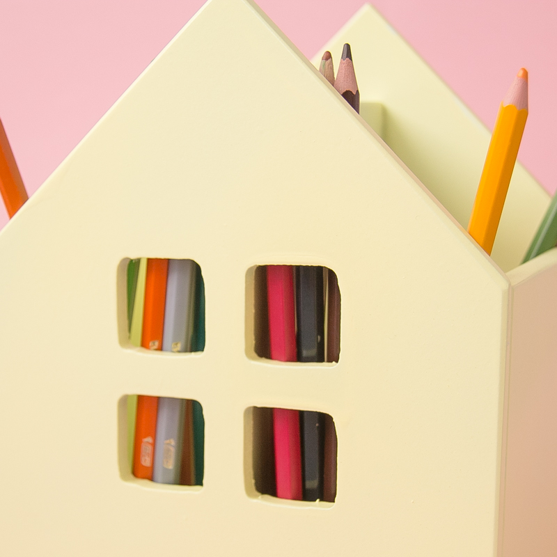 Карандашница малая желтая VAMVIGVAM  282049 Бежевый Santreyd  - Вид №6