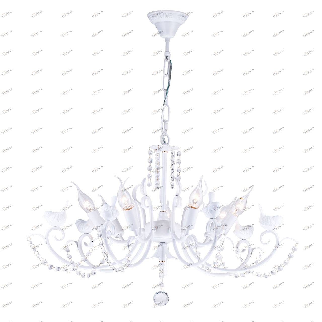 Подвесная люстра Favourite Cardellino 1836-7P FAVOURITE ДИЗАЙНЕРСКИЕ, CARDELLINO 057084 Белый 