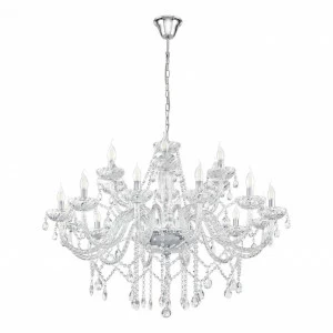 Подвесная люстра Eglo Basilano 1 39103 прозрачная EGLO ДИЗАЙНЕРСКИЕ, BASILANO 109271 Прозрачный