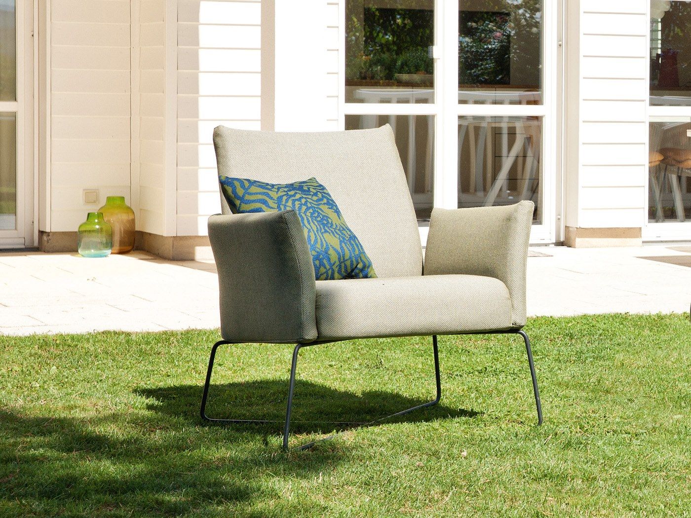 Тканевое кресло с подлокотниками FISCHER MÖBEL Kalos ARCH-00060533 - Вид №3