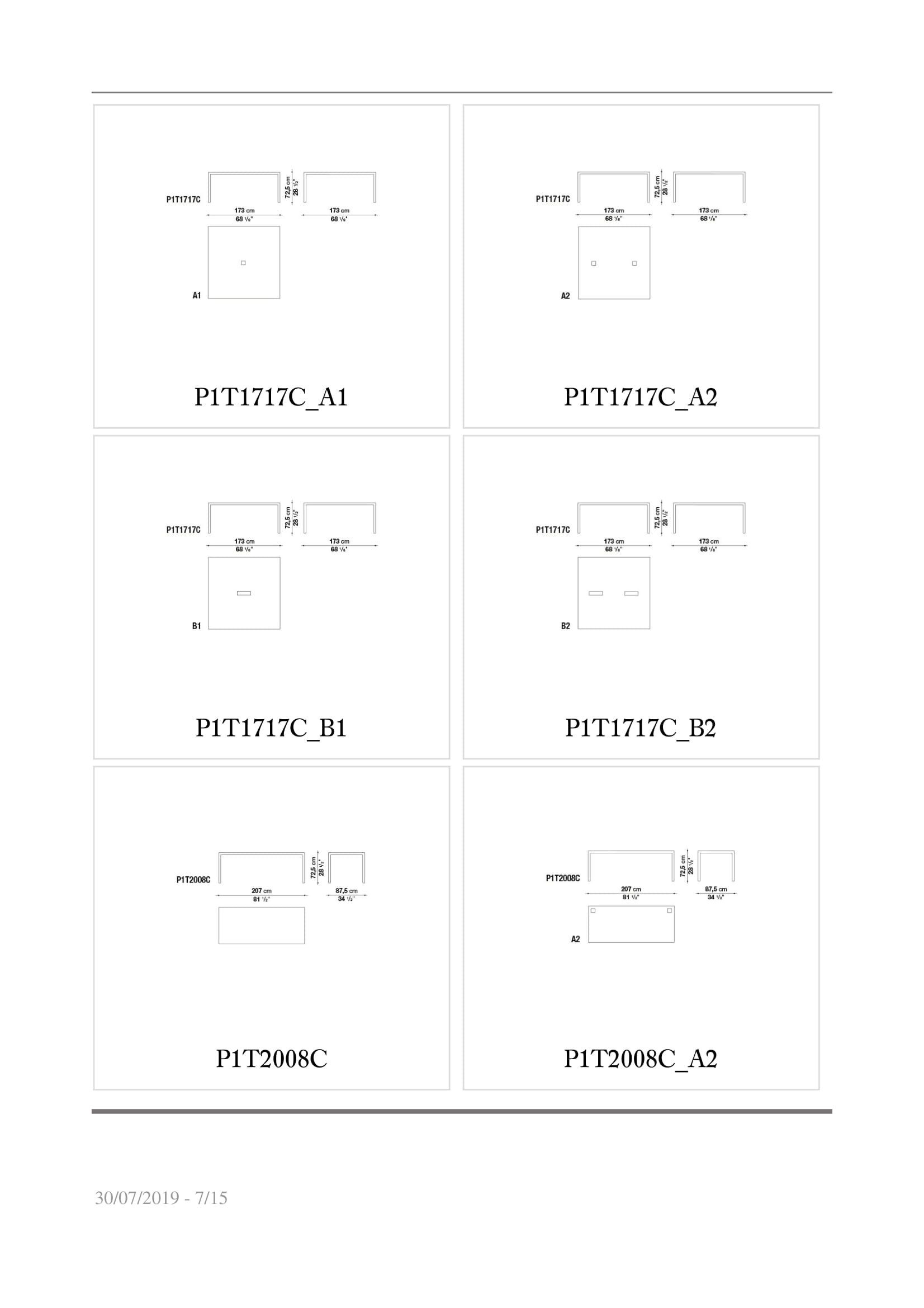Прямоугольный рабочий стол B&B Italia Project проект 1 ARCH-00076606 - Вид №5