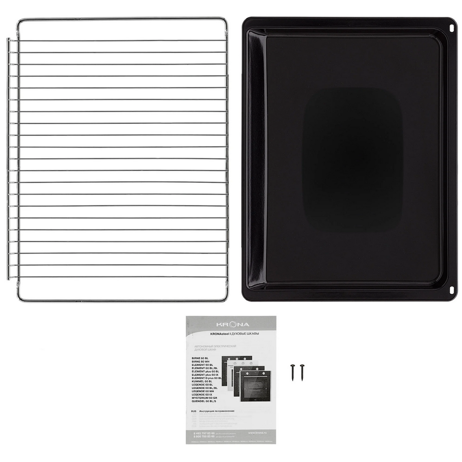 9039367 Электрический духовой шкаф KRONA ELEMENT 60 BL черный KRONA1 STDN-0008204 - Вид №12
