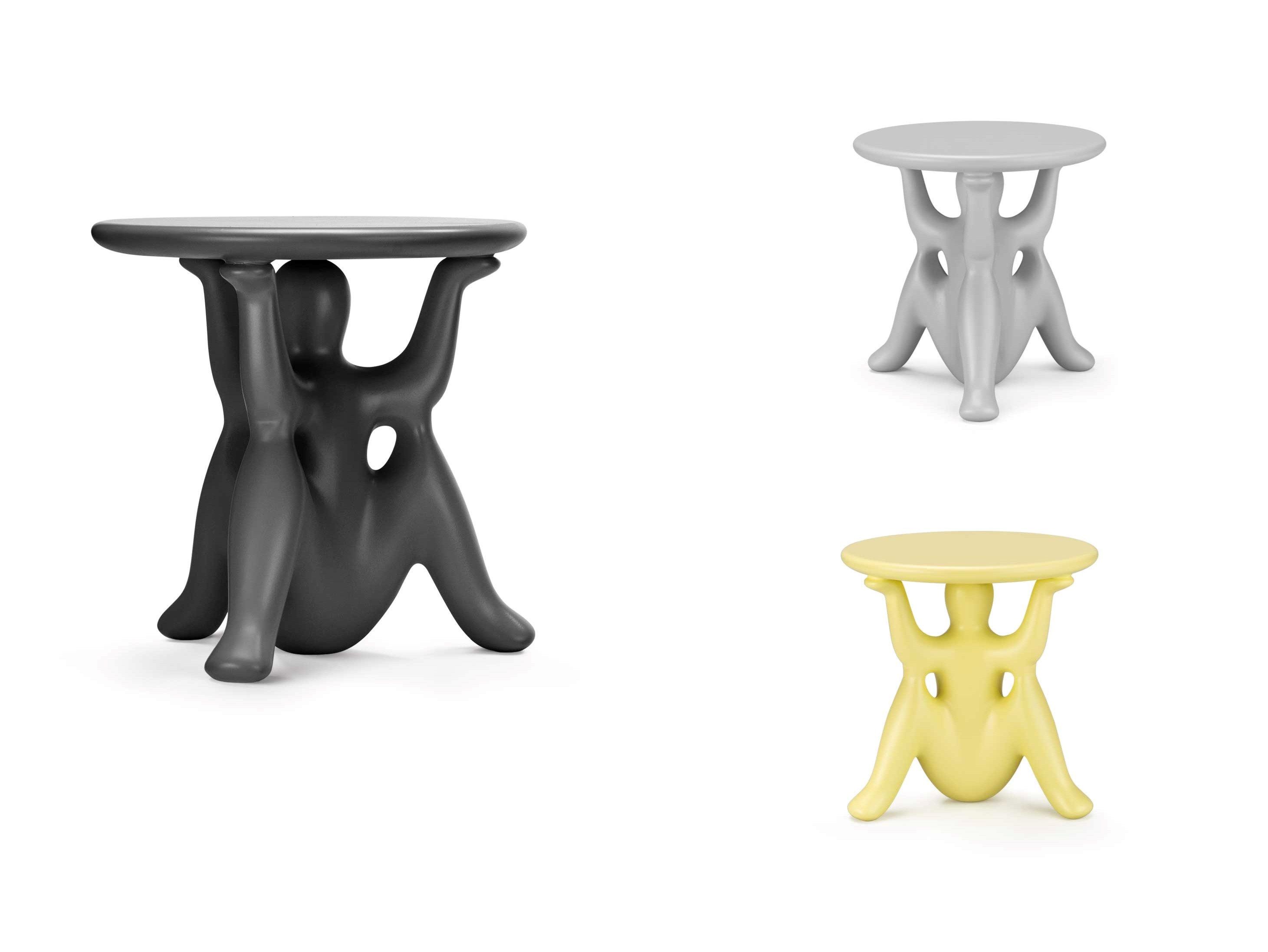 Круглый стол из полиэтилена Qeeboo Helpyourself ARCH-00114799 - Вид №4