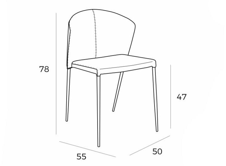 Angel Cerdá Стул из искусственной кожи New chair 4055 hy245 Angel Cerda - Вид №7