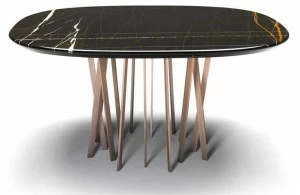 Paolo Castelli Квадратный стол из мрамора и металла For hall