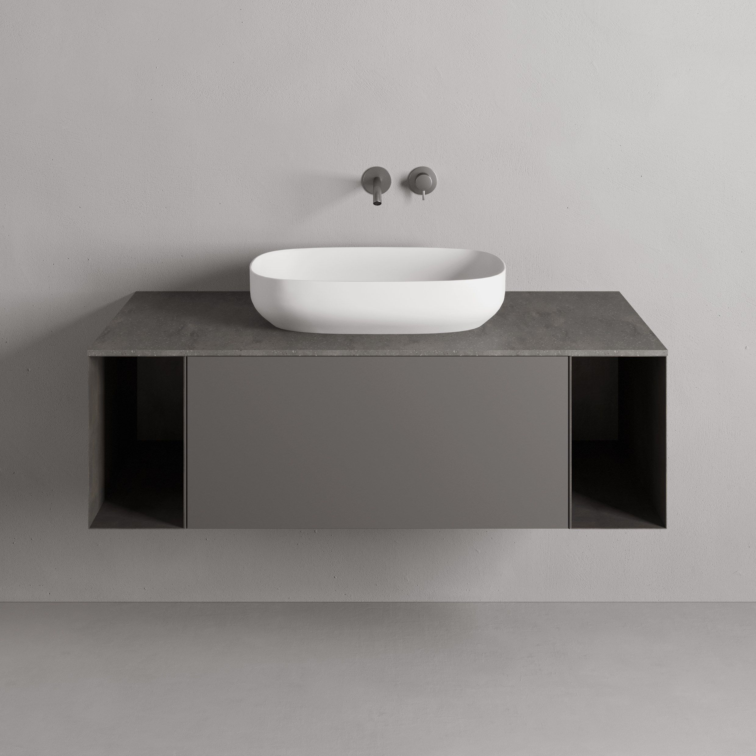 Раковина Korakril в опоре Rexa Компактная жизнь ARCH-00134947 - Вид №2