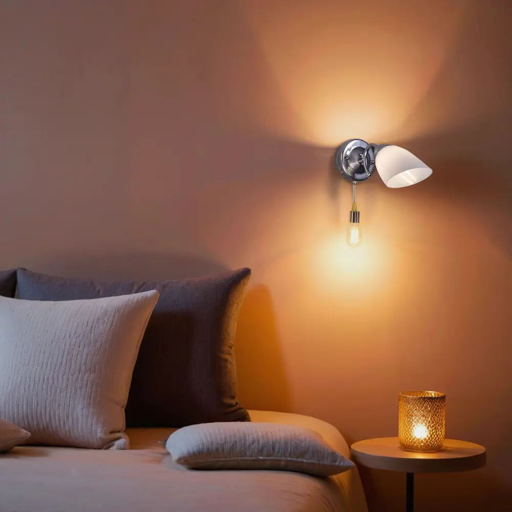 Светильник бра настенный Россвет Жанр цвет серебристый STLM-2078840 - Вид №11