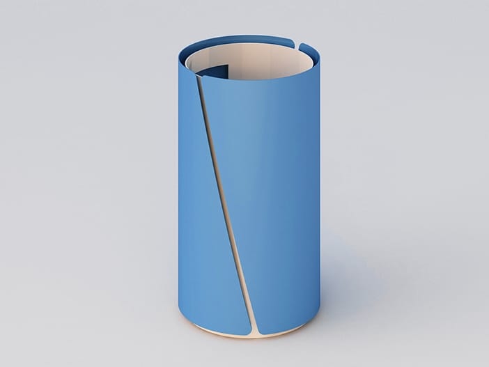 Корзина для мусора из оцинкованного листа DIMCAR BOB ARCH-00089374