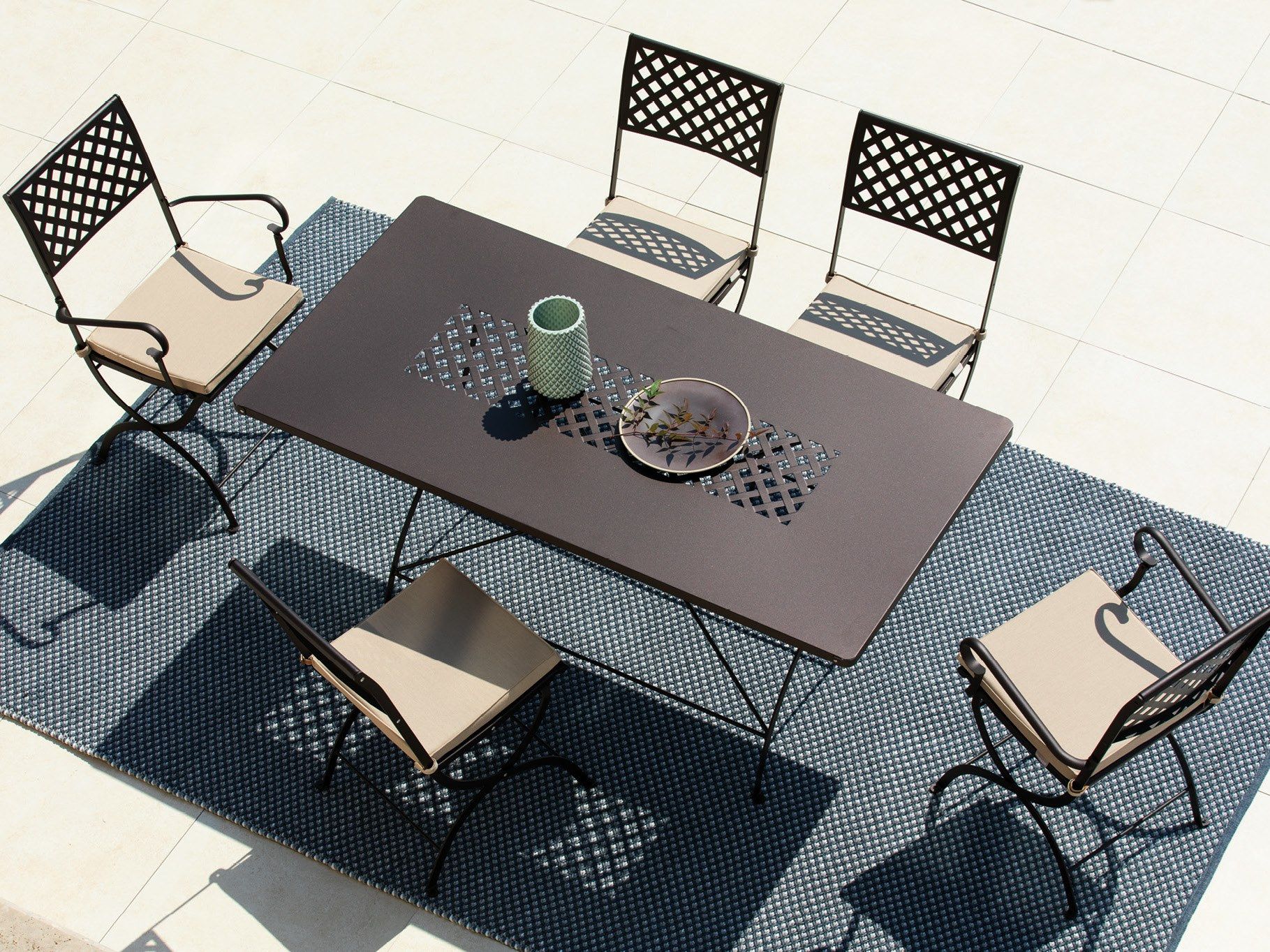 Металлический складной садовый стул Vermobil Springtime ARCH-00106948 - Вид №6