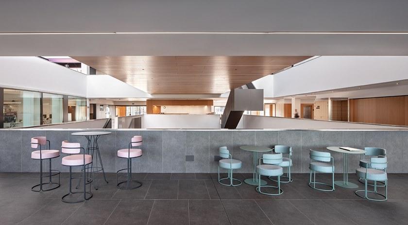 iSimar Высокий садовый стул из стали со спинкой Paradiso 8085 - Вид №5