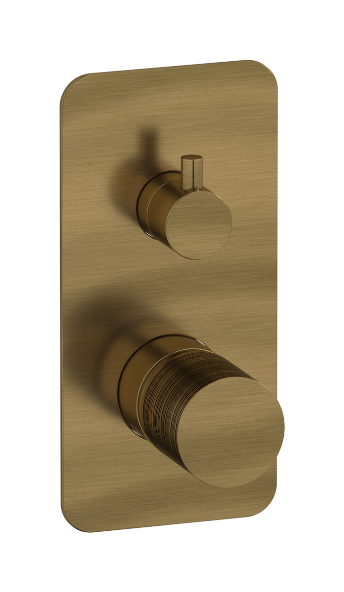 Внешние части встроенного в стену смесителя на 3 потребителя WE ARE IB vn200cs Modern Bronze Vinile