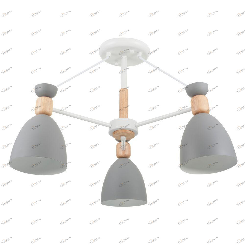 Потолочная люстра Freya Delia FR5033CL-03W серая FREYA DELIA 280001 Серый 