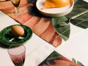 The NapKing Набор для завтрака (6 салфеток + 6 салфеток) Fritillaria