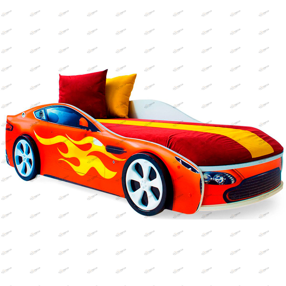 Цветной чехол для матраса "Бондмобиль" красный БЕЛЬМАРКО  326908 Красный Santreyd 