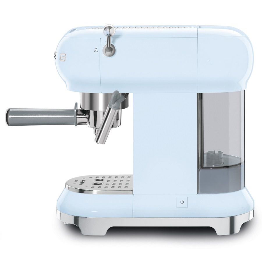 Кофемашина-эспрессо Smeg, голубая ECF01PBEU - Вид №3