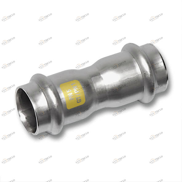 61727054 SANHA 17270 пр.-фит. газ, нерж.сталь, муфта ВПр-ВПр 54 мм 