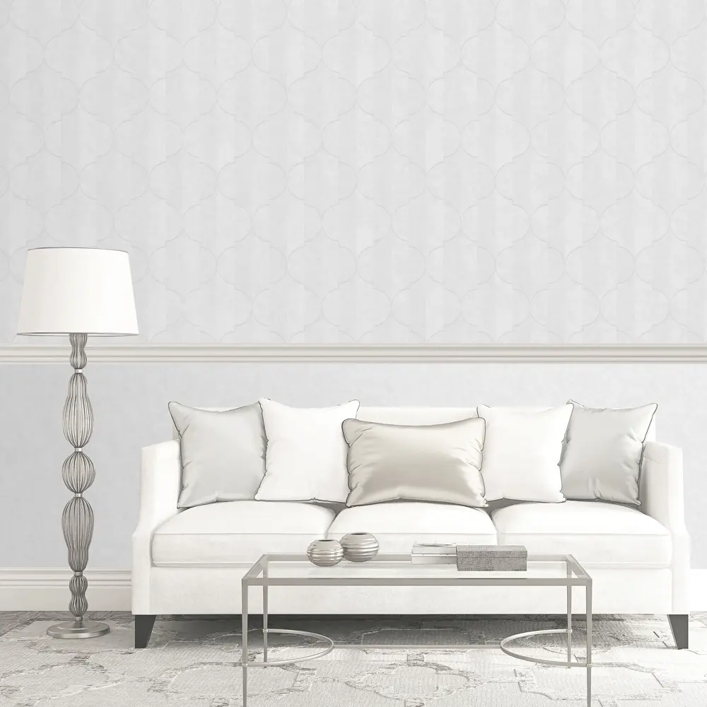 Обои флизелиновые Erismann Bogema белые 1.06 м ЭР60615-01 STLM-2133051 - Вид №4