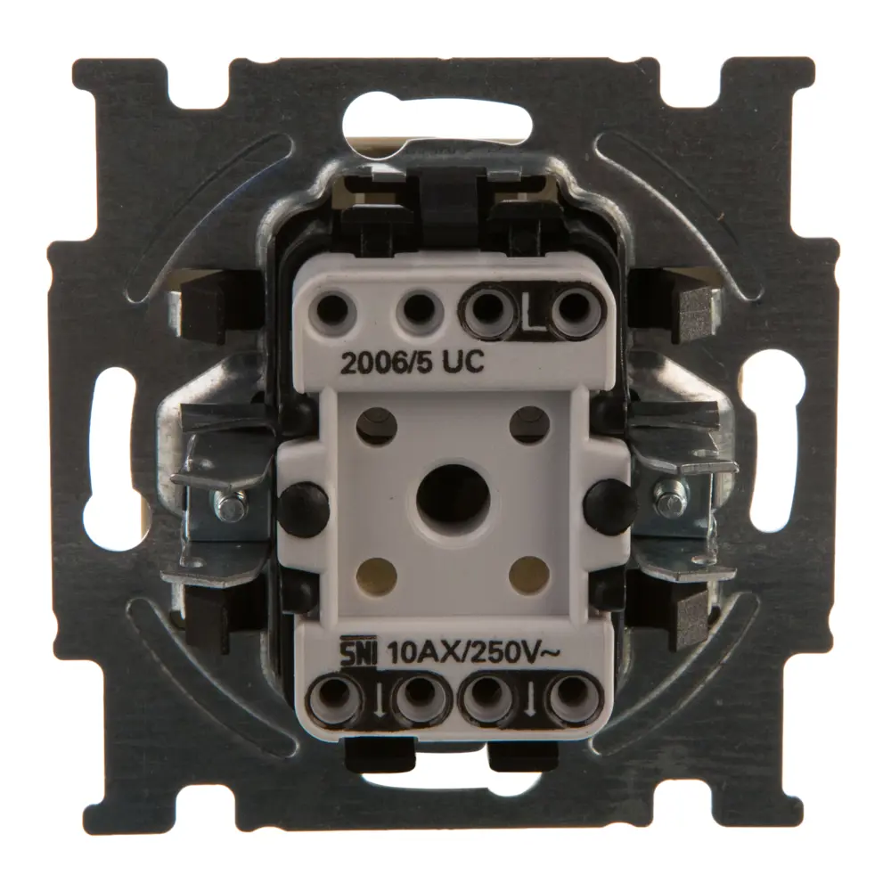 Выключатель встраиваемый ABB Basic 55 2 клавиши, цвет бежевый Basic55 STLM-2020373