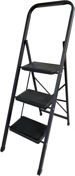 Стремянка c широкими ступенями