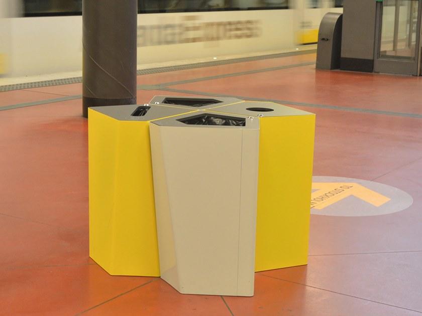 TreCe Контейнер для мусора из стали для раздельного сбора мусора sun-id-1354393 - Вид №6