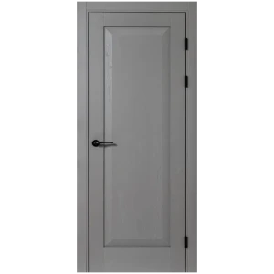 Комплект двери Альпика глухая 60x200 см полипропилен цвет графит вуд с добором 150 мм