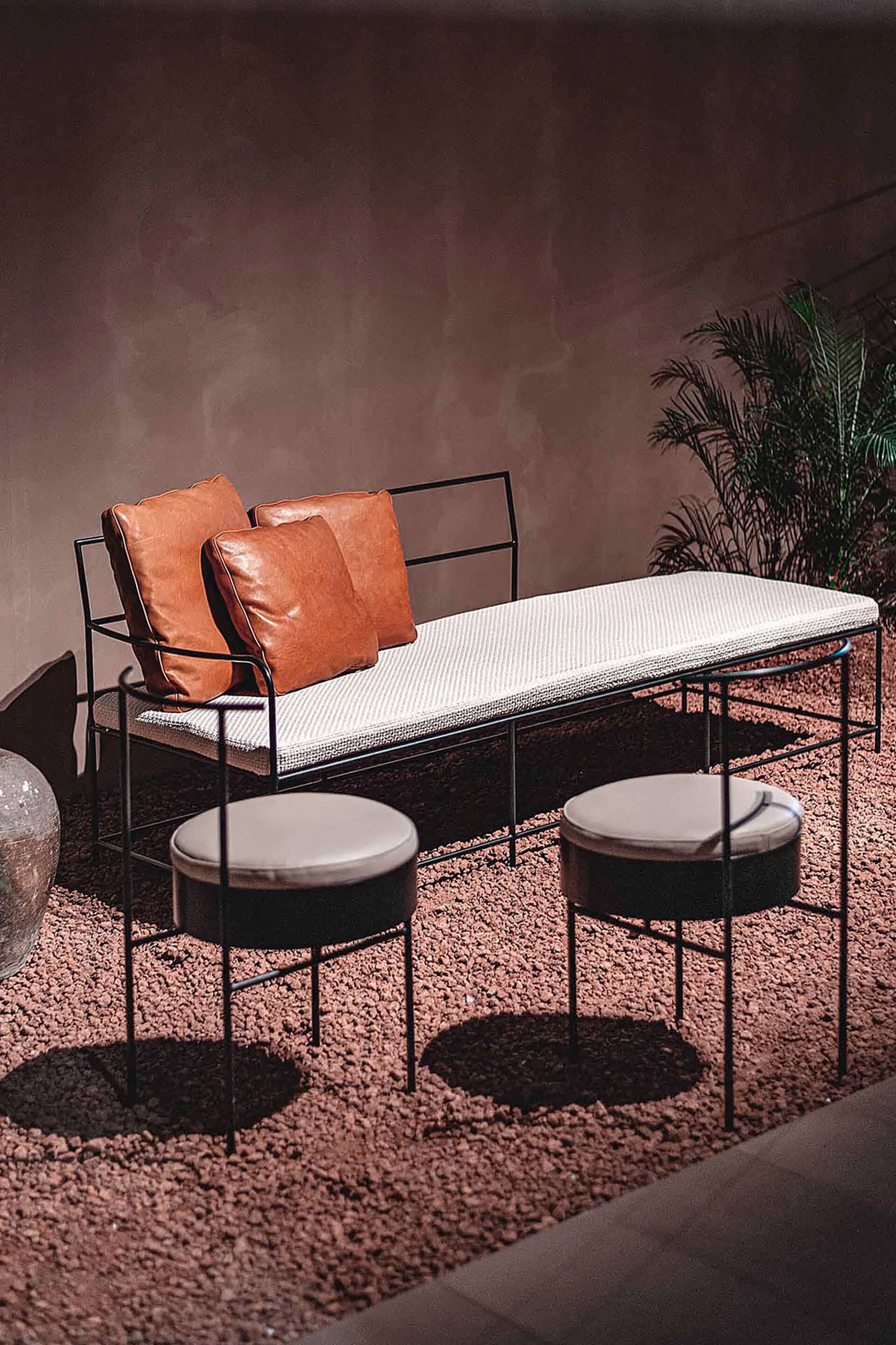 Садовая скамейка со спинкой Baxter Girgenti ARCH-00126562 - Вид №2