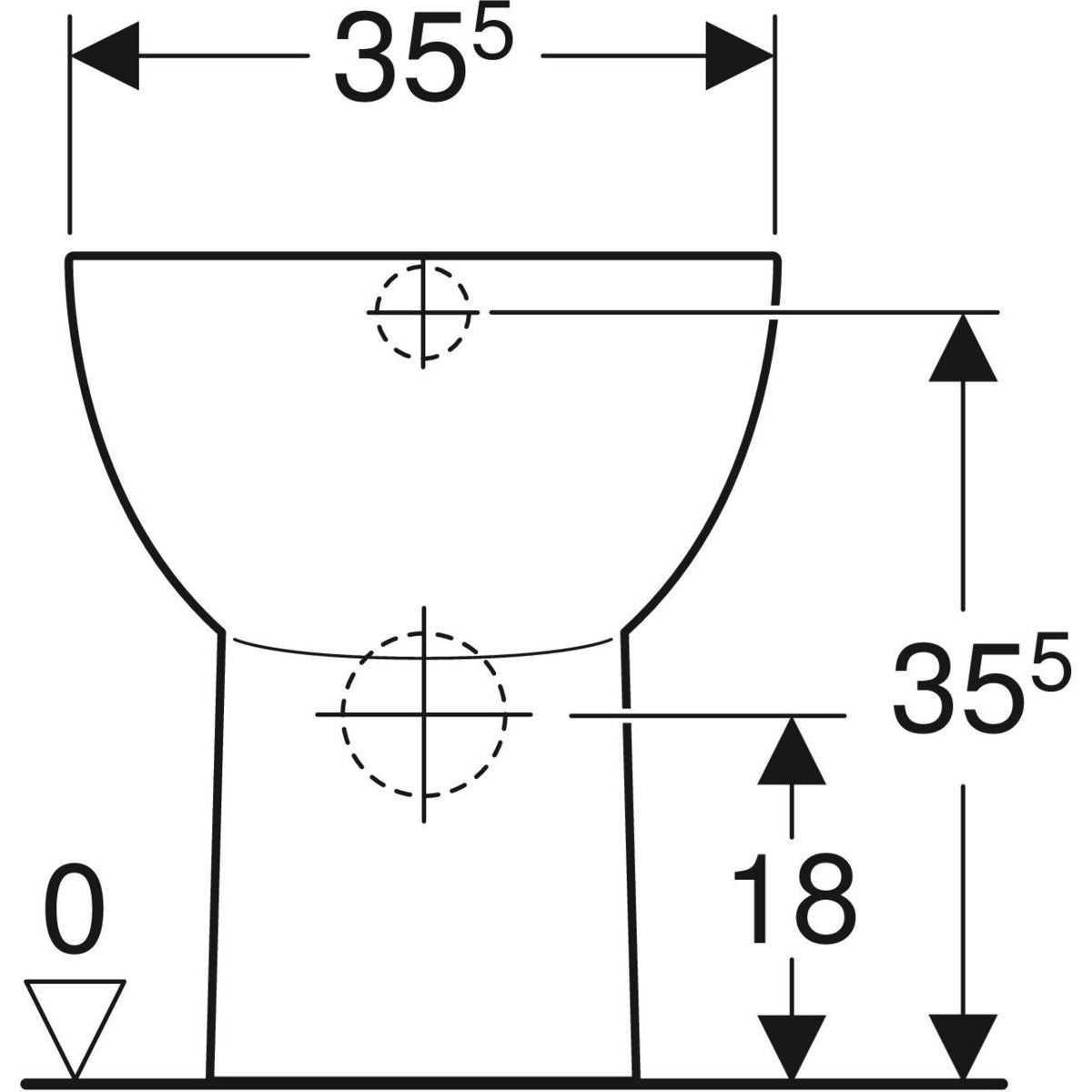 Туалет для ванной комнаты Geberit Fantasia ARCH-00095872 - Вид №3
