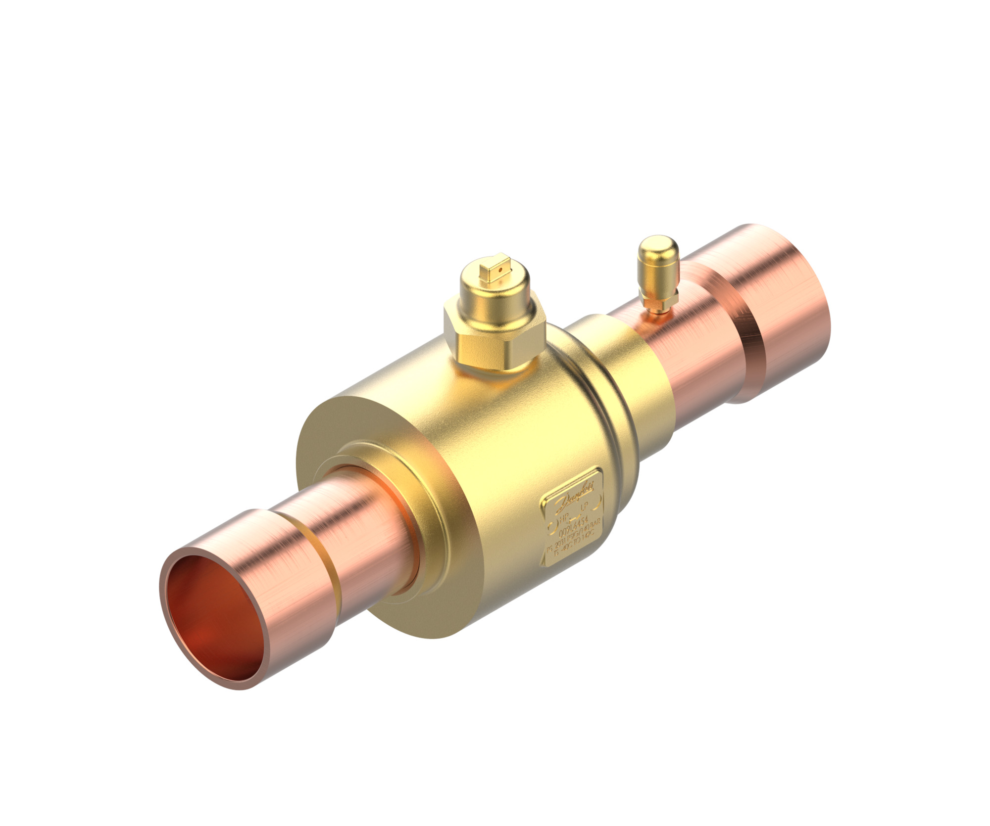 Danfoss GBCT — Запорные шаровые краны для CO2 140 бар GBCT 54s Кран шаровый 009L6456  - Вид №12