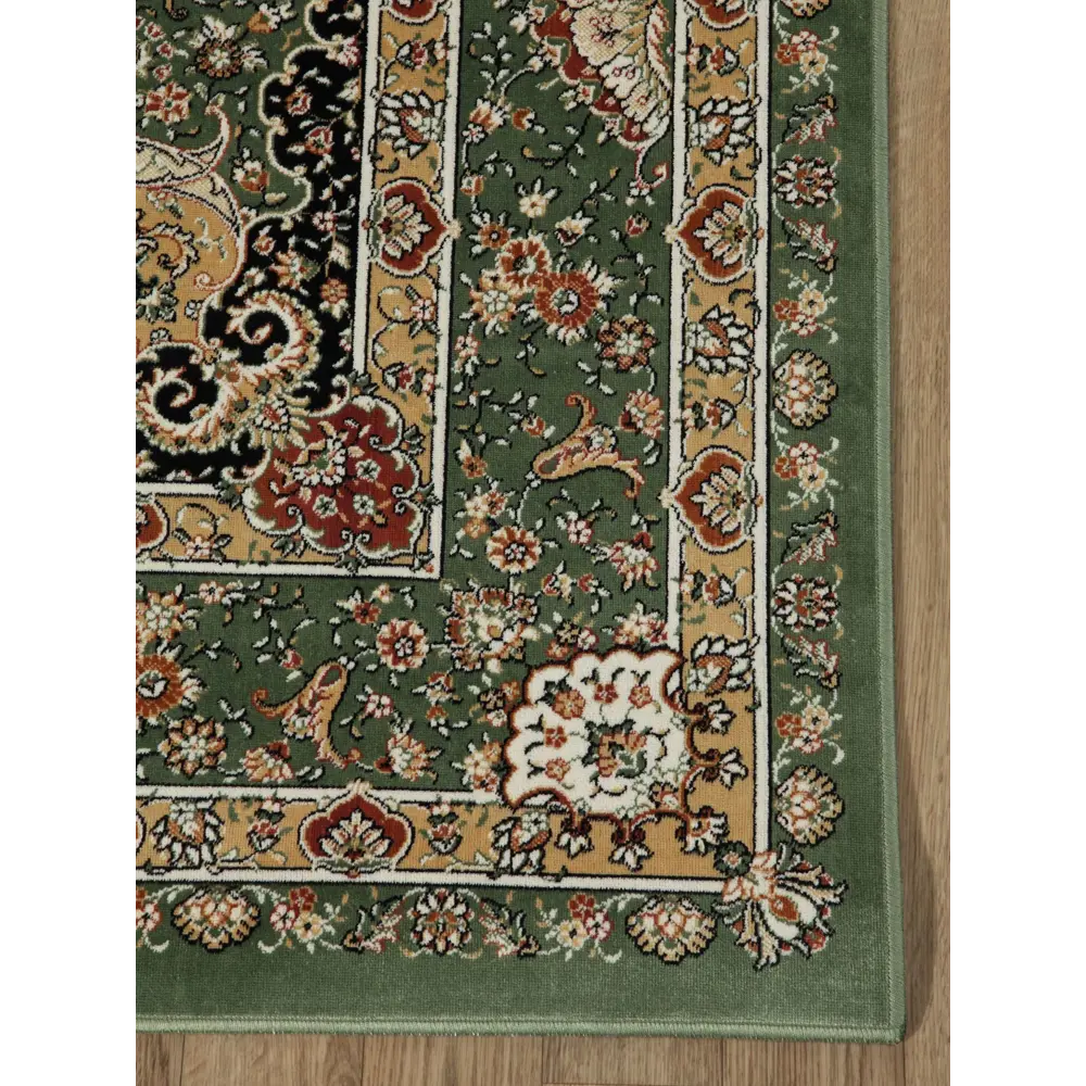 Ковер вискоза Hermitage 14708/6545 195x300 см цвет зеленый 85306058 STLM-2052878 RAGOLLE  - Вид №1