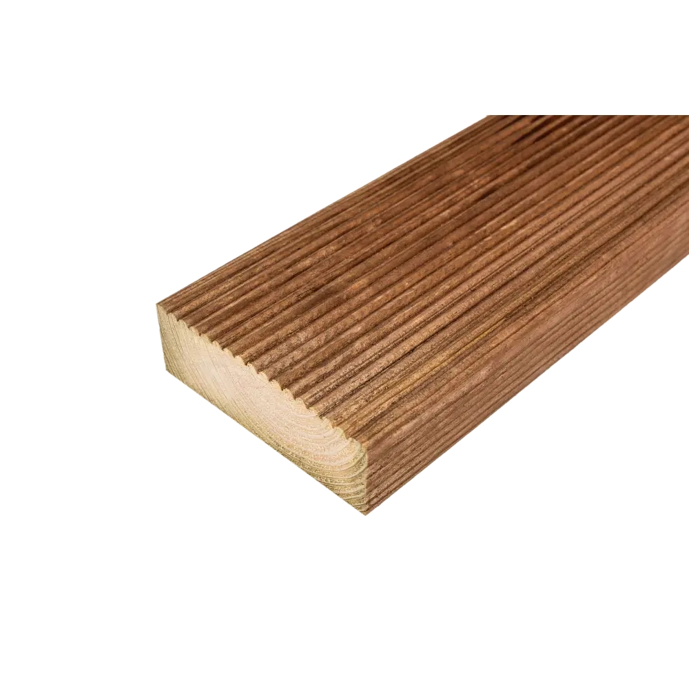 Террасная доска 32x90x3000 мм двусторонний вельвет 0.27 м² РУСШПАЛА STLM-2106035