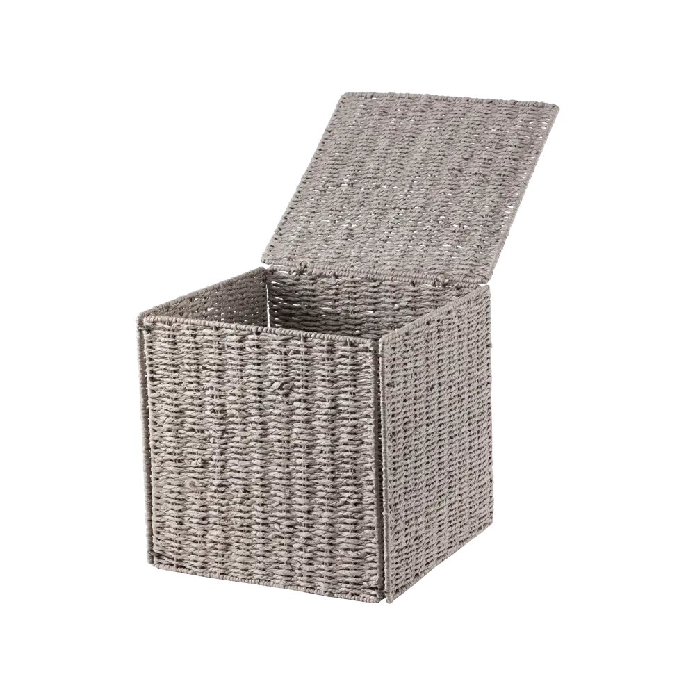 Кор с крышкой 30X30X30см св.сер Konsensa STLM-2004869 - Вид №5