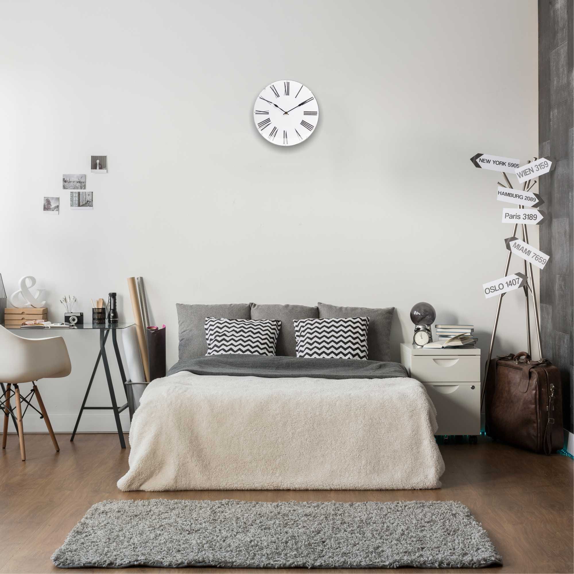 82902872 Часы настенные Apeyron PL200-927 ø35.5 см пластик цвет белый Декор Santreyd  - Вид №4