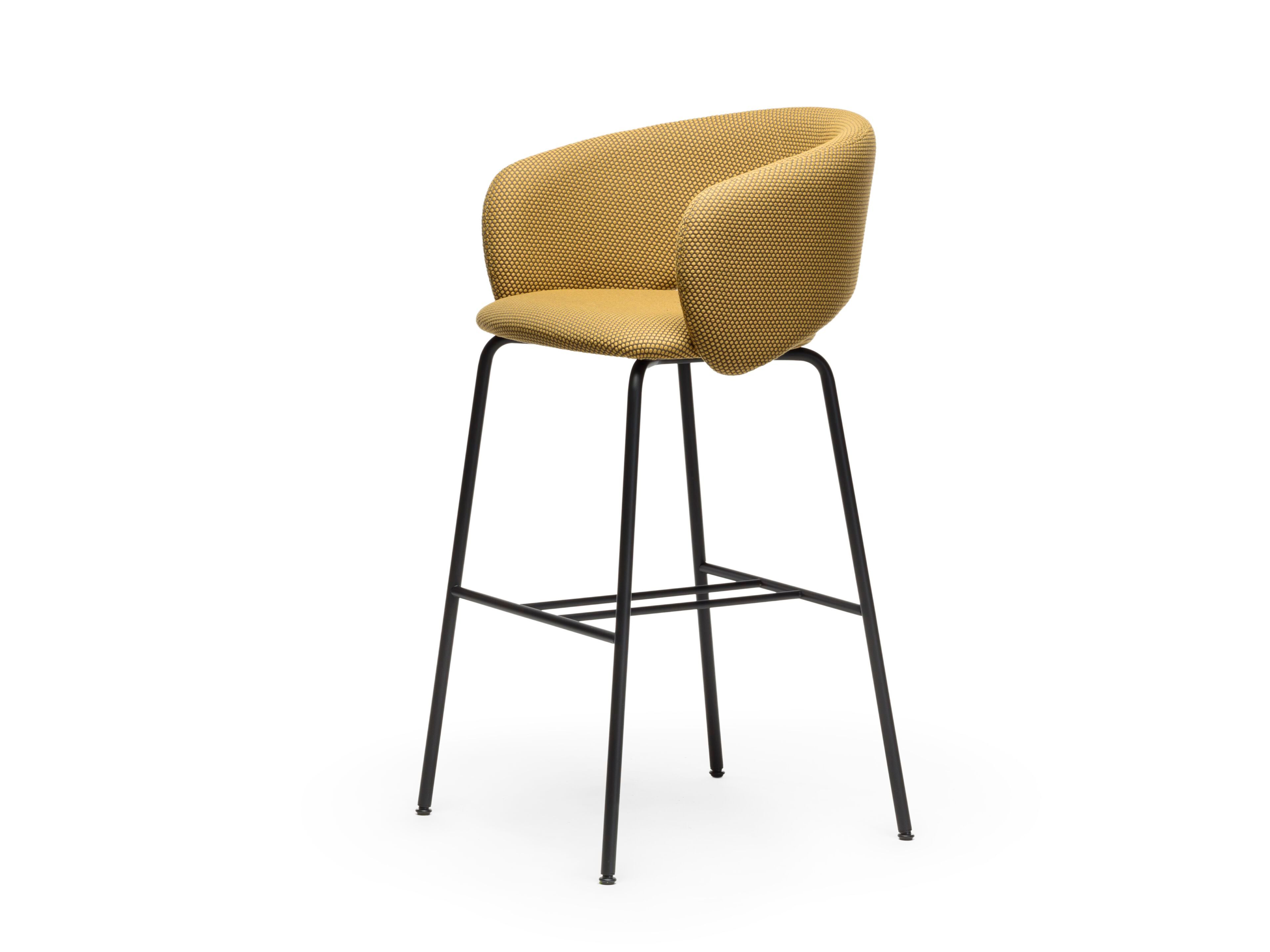 Высокий тканевый стул с подлокотниками и спинкой CHAIRS & MORE Bel ARCH-00083832 - Вид №4