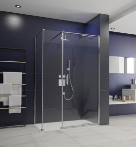 Торцевая панель для монтажа с дверью AR8SPN120H Merlyn Arysto Хромированный